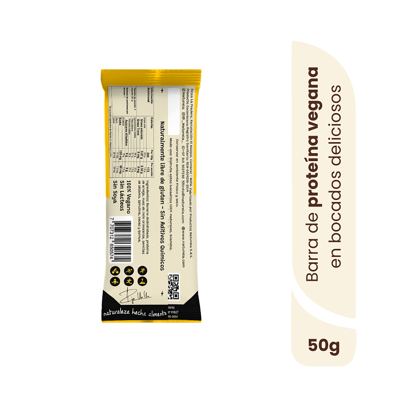BITES PROTEINA VEGETAL X 50 GR NATURELA - Imagen 2
