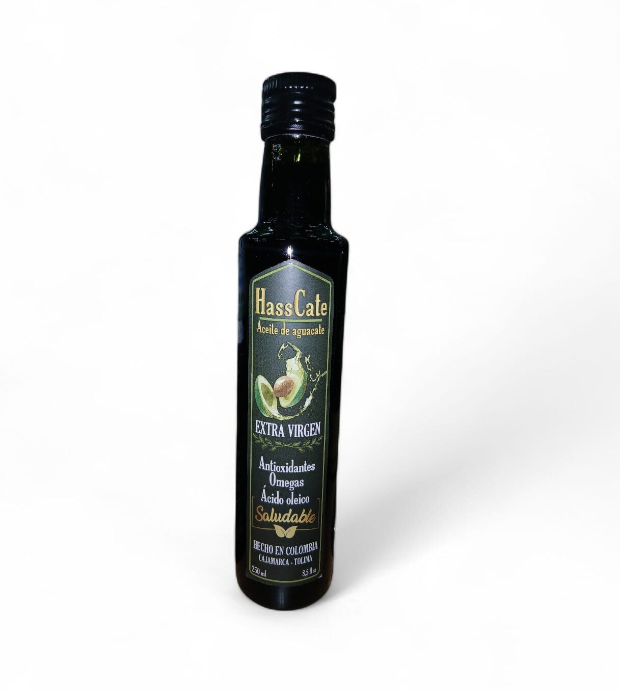 ACEITE DE AGUACATE EXTRA VIRGEN HASS CATE X 250 ML