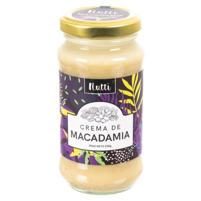 CREMA DE MACADAMIA X 230 GR NUTTI